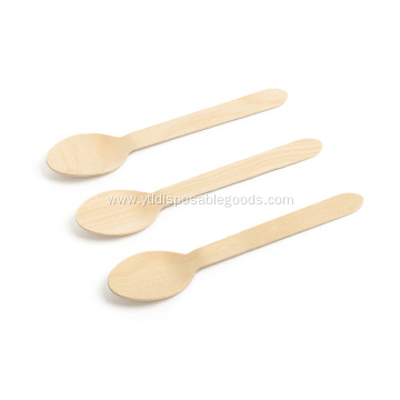 140mm Disposable flatware set wooden spoon tableware